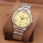 Omega De Ville 8215 Movement Sapphire Glass Stainless Steel Strap Watch